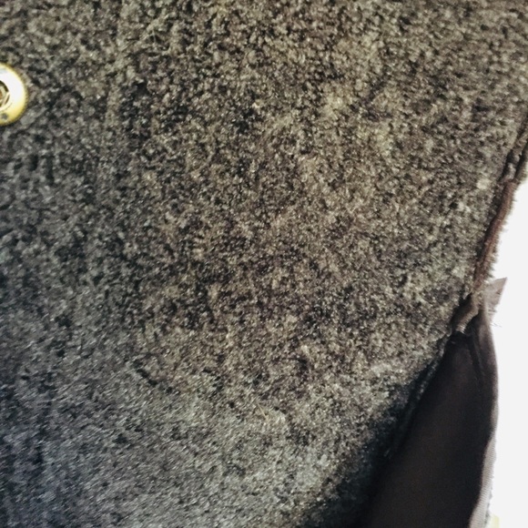 🤎 Talbots very smart fitted Chocolate imitation suede coat. - Picture 5 of 11